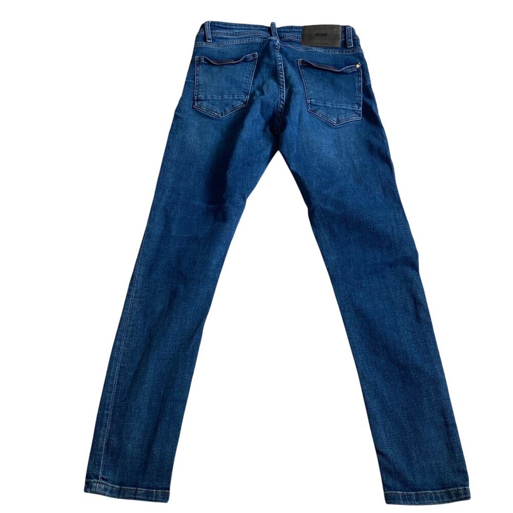 dnwr ZARA Men's 31X29 Skinny Stretch Jean Medium Wash Skater